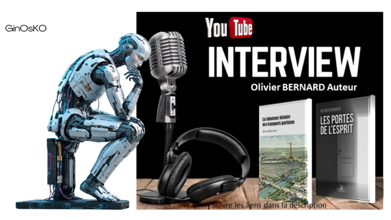 Les interviews de Olivier bernard auteur sur Youtube
